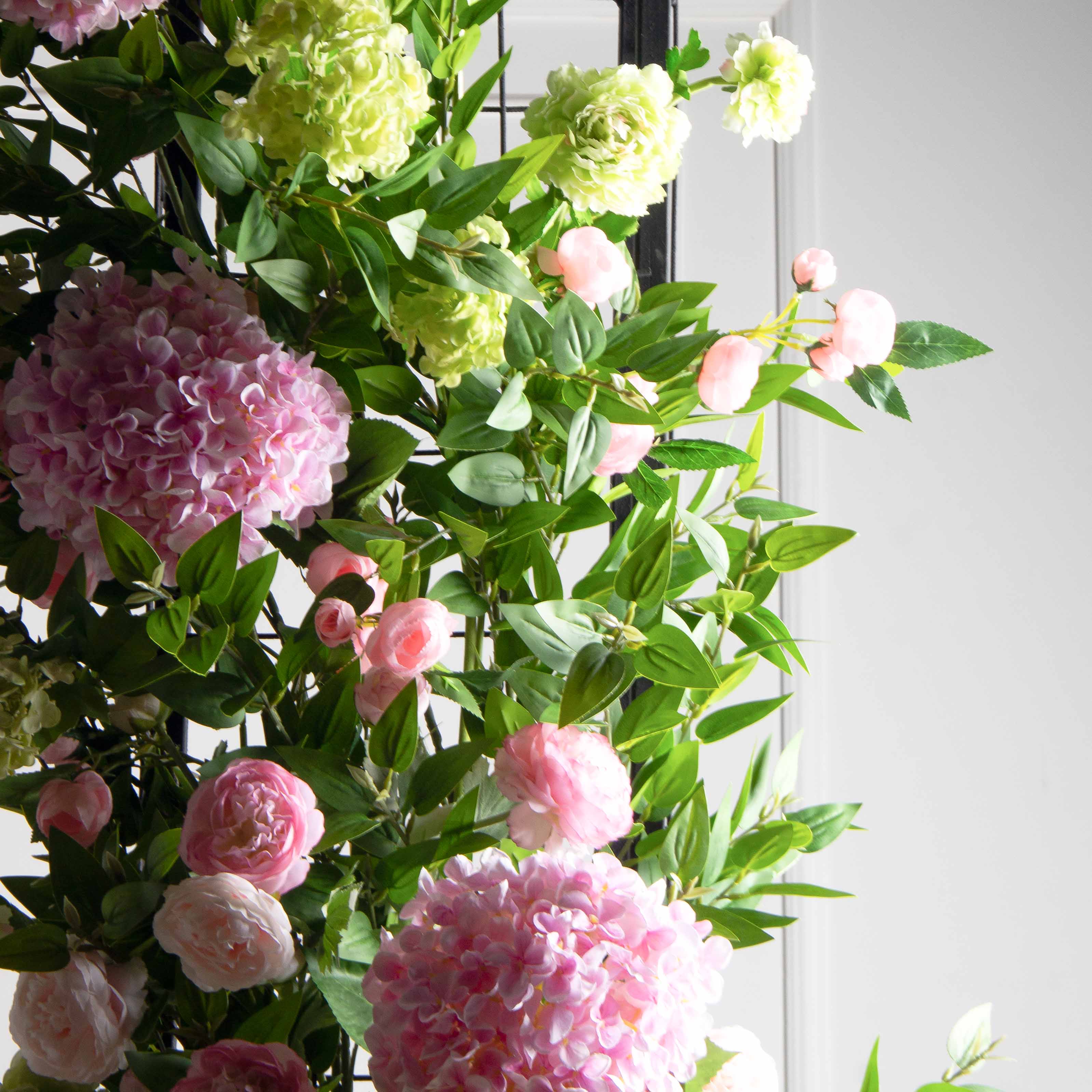 ДЛ166(F) Декор входной группы цветочный h260см (шир 40-60см)_7