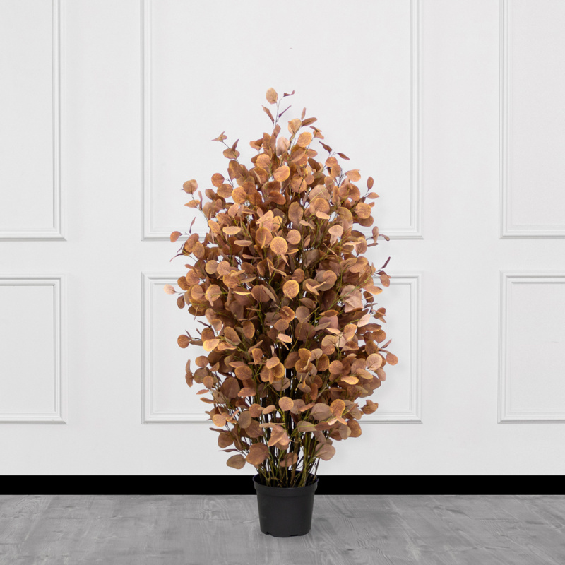 150/К/482 Эвкалипт искусственный куст h180см, оранж