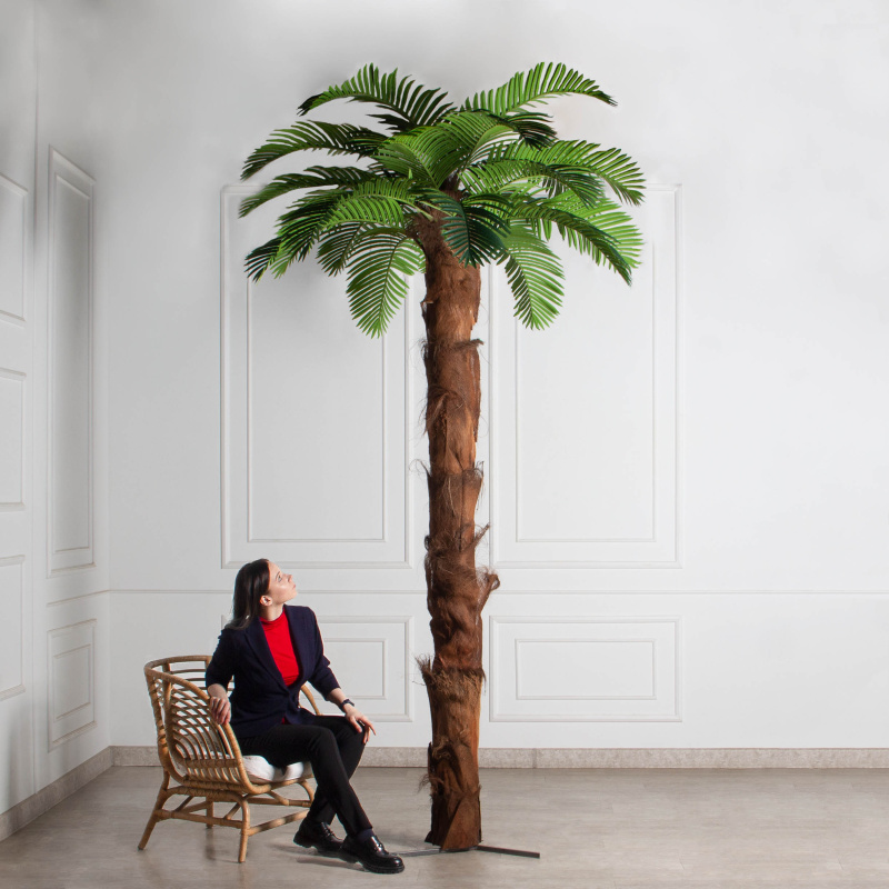 ПС300/ТР/49СТ(Пр)(F) Пальма Арека искусственная h300см (латекс) на мет.основании_1