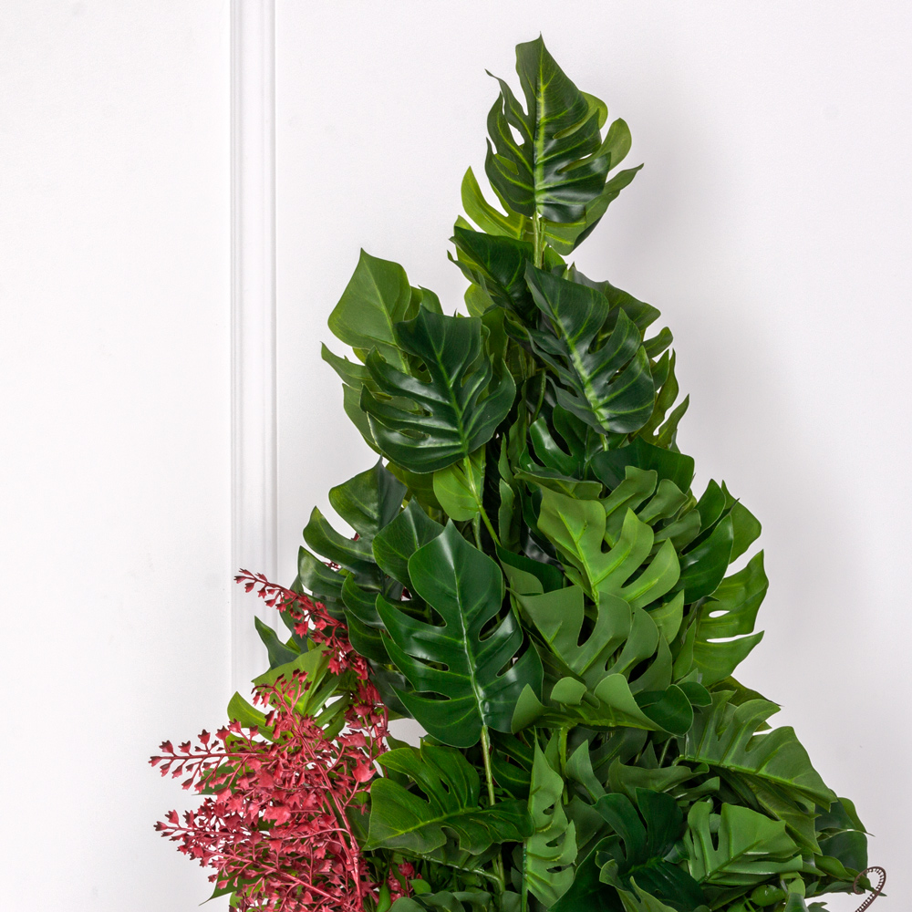 К460-1(з) Композиция искусственная Елка из Тропических растений h200см_1