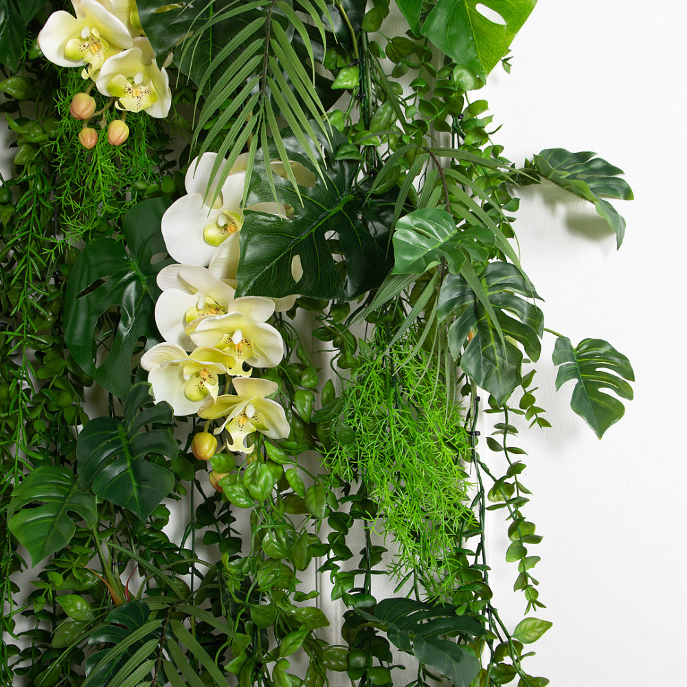 Л176(Пр)(F) Лиана искусственная тропики с ампельными растениями L100см_2
