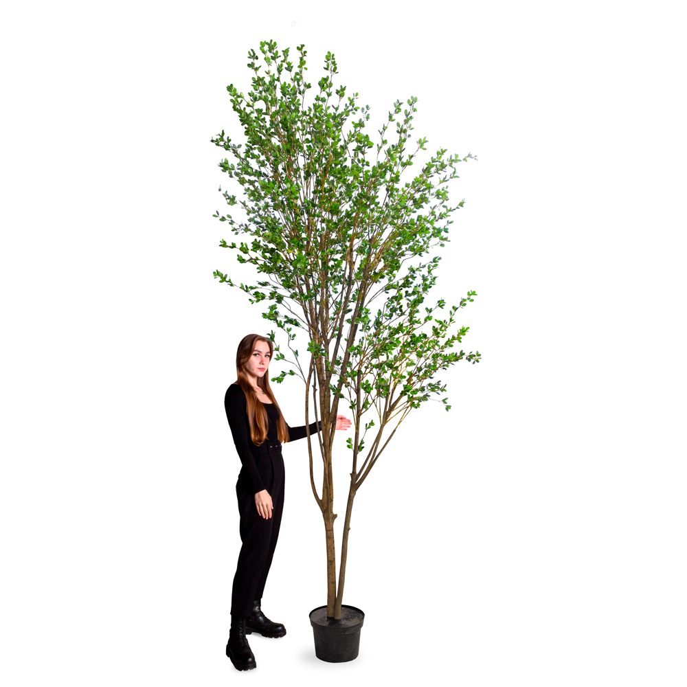 350/РН/200(з) Дерево искусственное с распускающимися листочками h350см, d130см,37кг_3