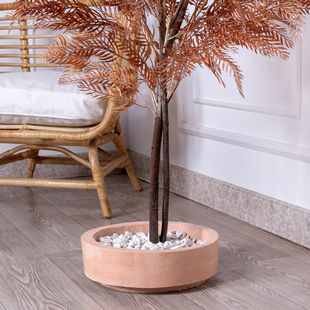 150/РН/488 Альбиция искусственная интерьерная h150см на основании, персиковая_4