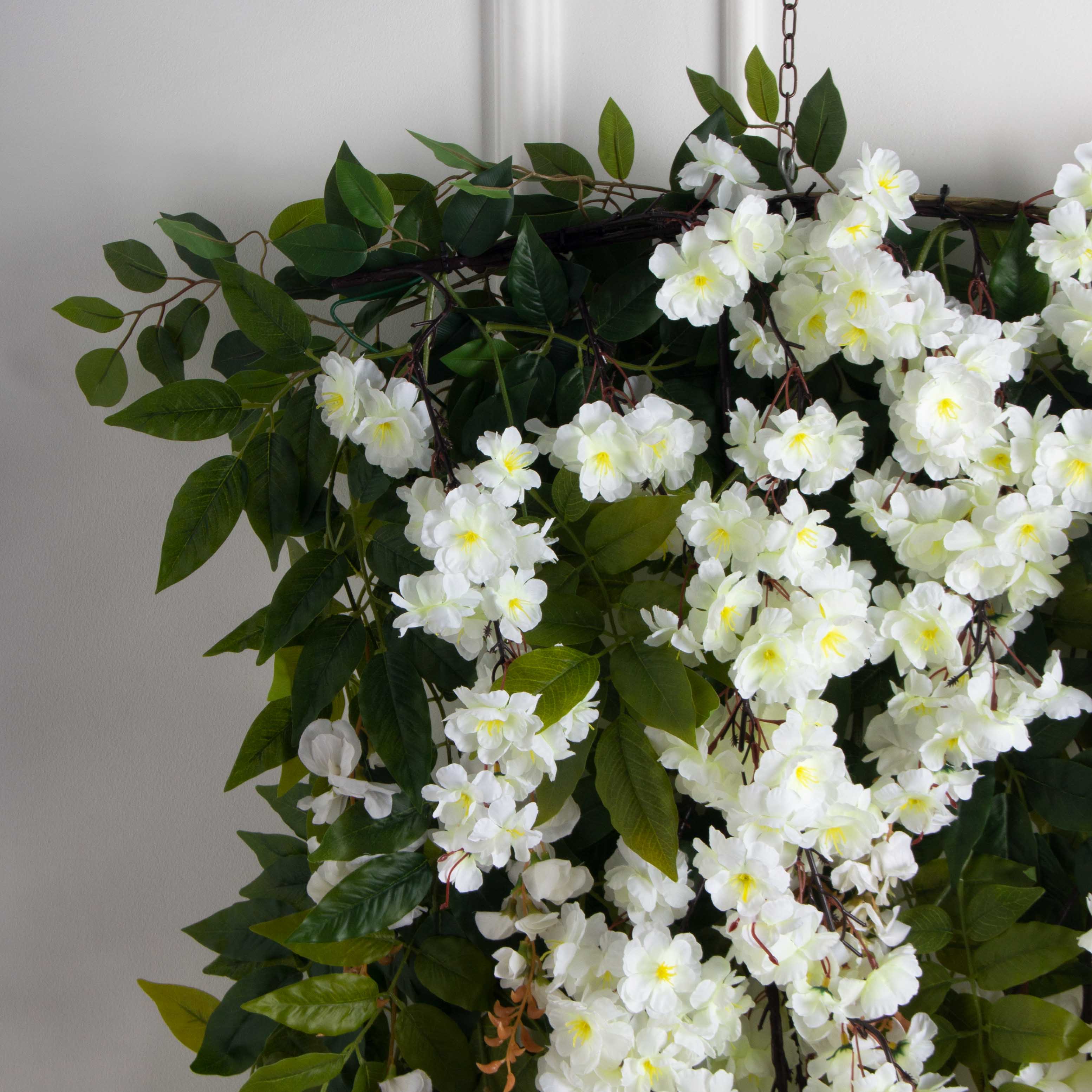 Л49-7(з)(F) Лиана искусственная Вистерия сакурой L440см, свес 100см_3