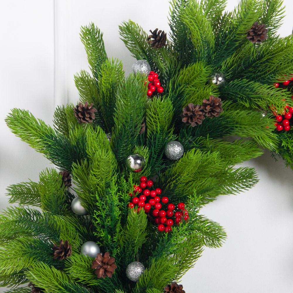 В10-1/2(з)(F) Венок искусственный НГ d55см_2