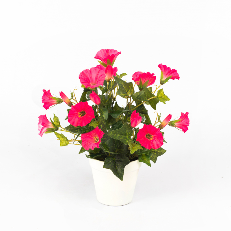 ЦС81-2 Петуния (малиновая)h20см(латекс) в кашпо d11см