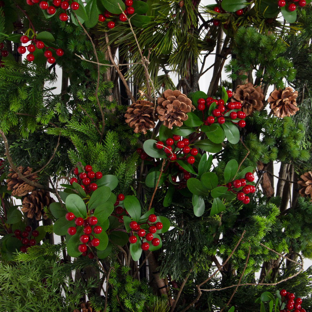 ДЛ175-2(з)(F) Декор входной группы h 260 х L 210  см на прутьях,пристенный, разборный_5