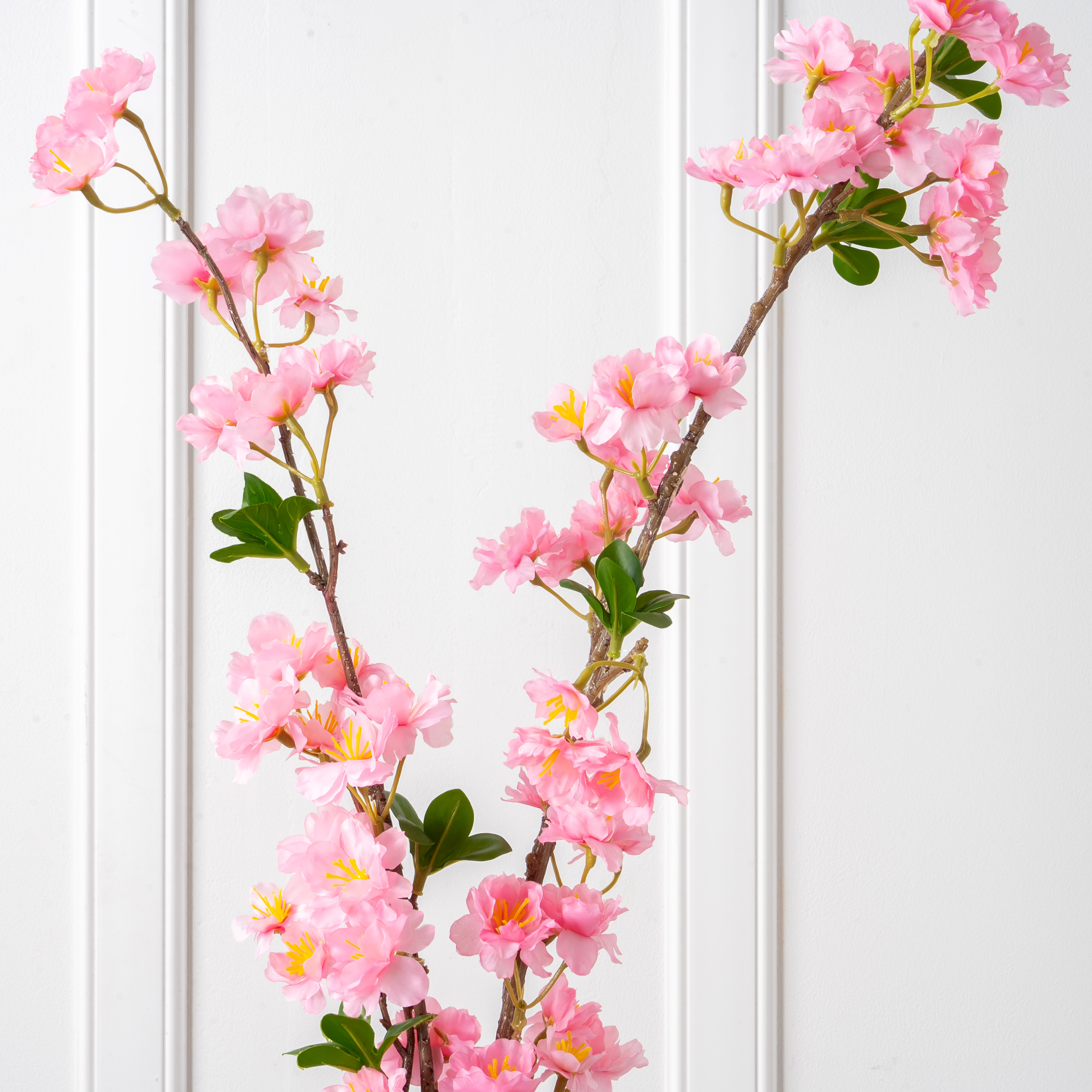7141А/9149-01/1 Ветка сакуры искусственная h105, розовая_1