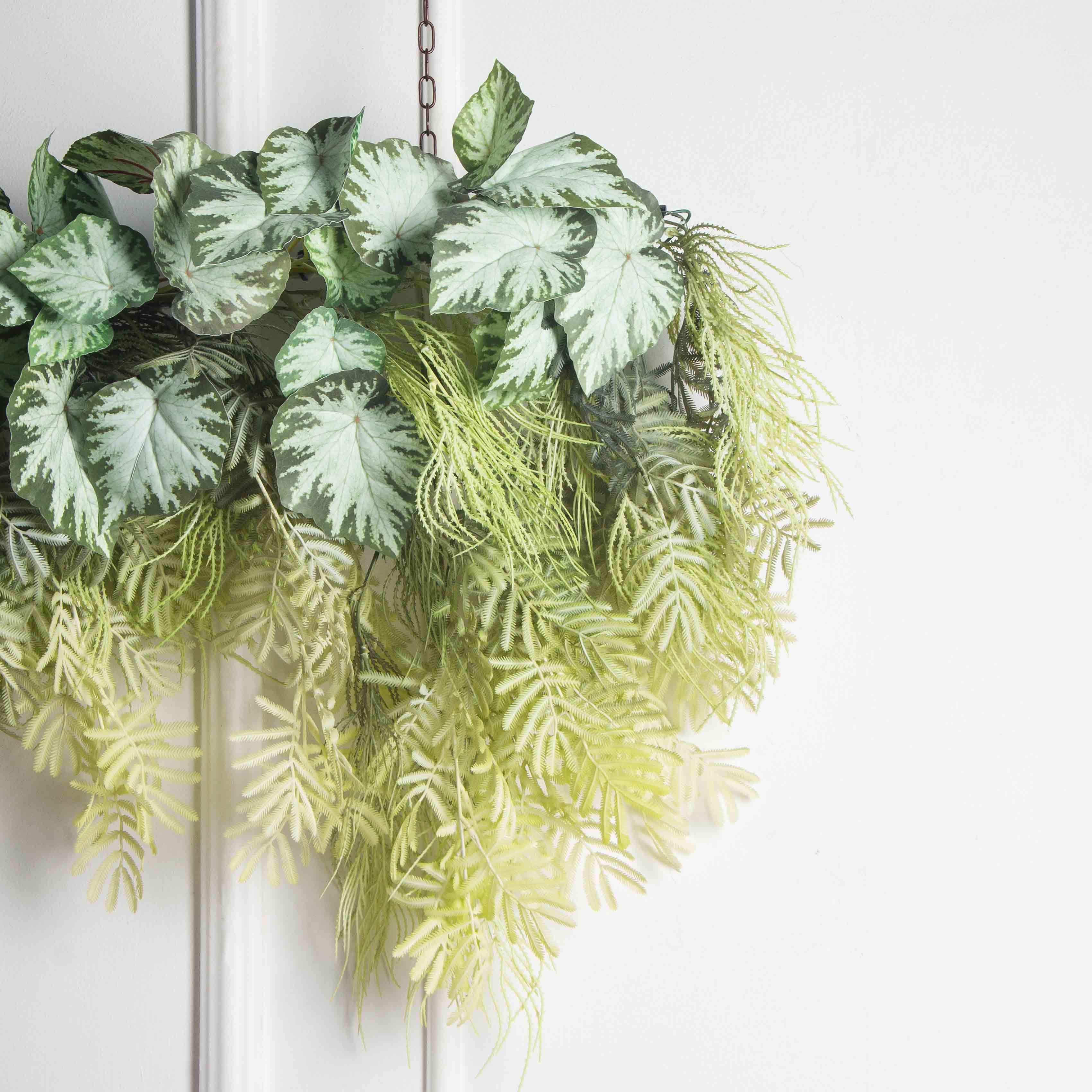 Л12-2(Пр)(F) Лиана искусственная с Бегонией L100см, патина_7