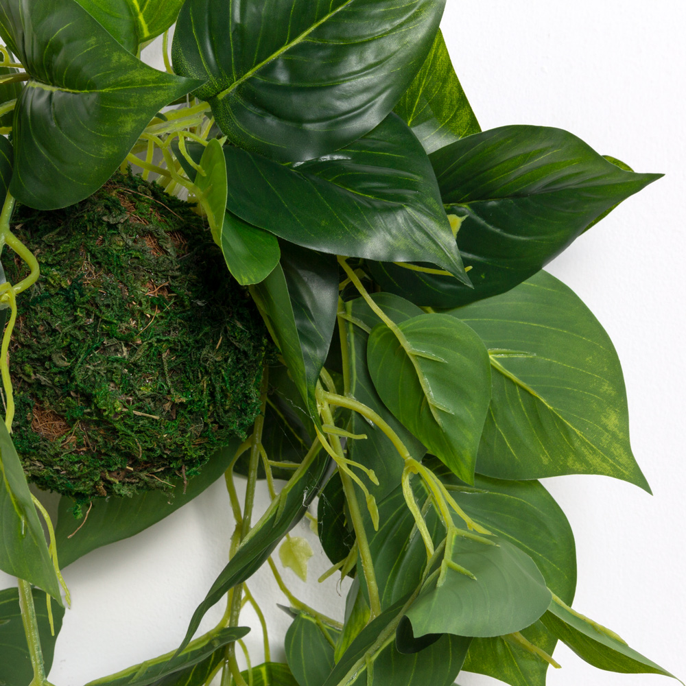 ККД50/120(з)(F) Кокедама искусственная с плющем сциндапсус d10см_2