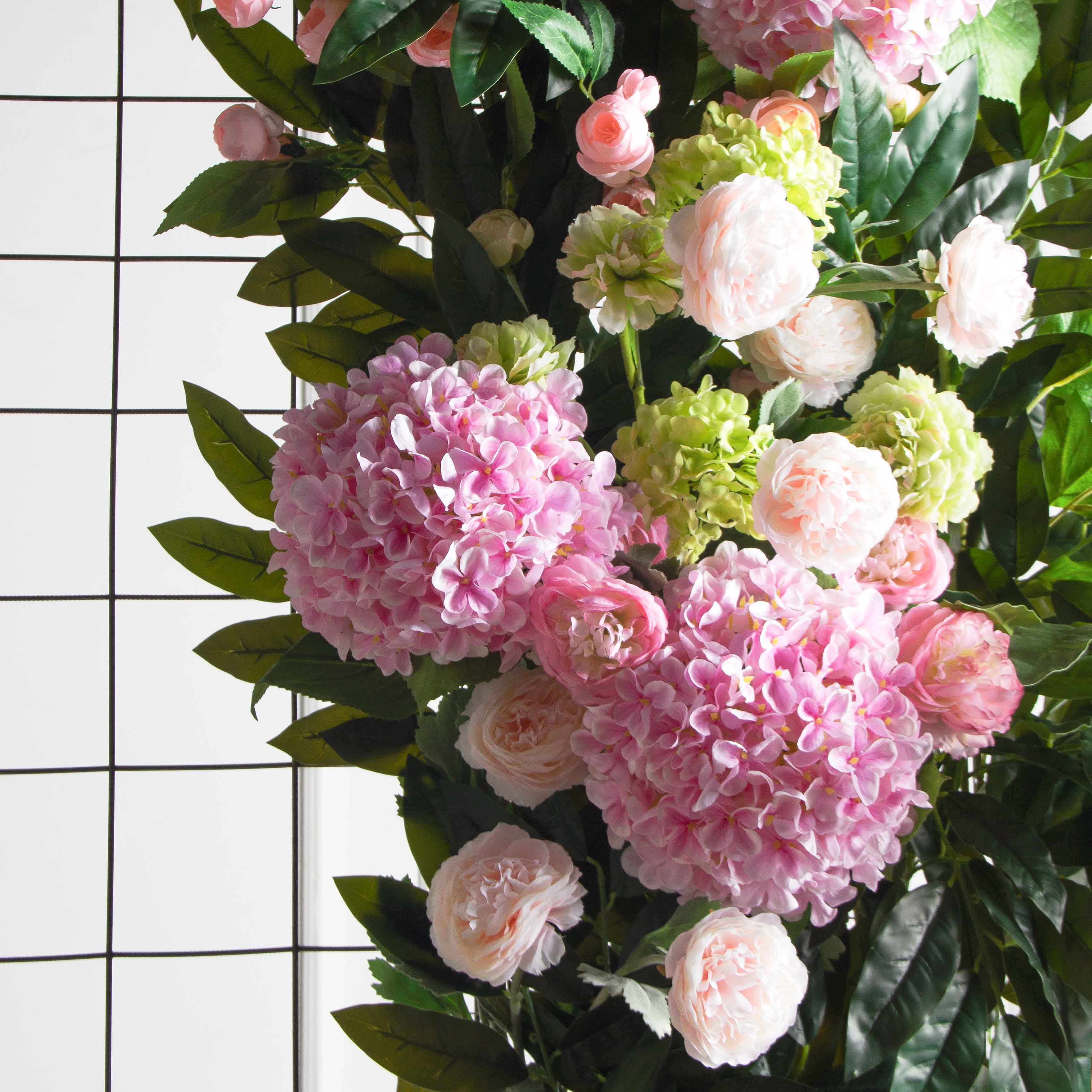 ДЛ162(з)(F) Декор входной группы цветочный h260см (шир 40-60см)_4