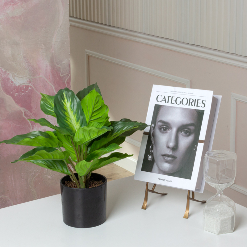 ЦС1655(F) Калатея искусственная зеленая