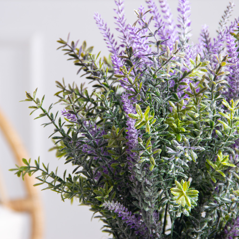 ЦС33/78-3(з)(F) Лаванда искусственная в кокосовом боксе  h10см d15см_1