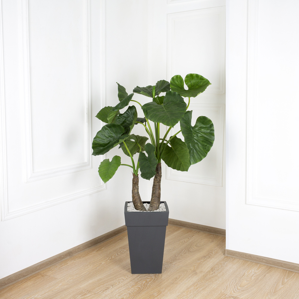 707/К2702/М3179(Fix) Кашпо Тубус d30см, h44см, 14л, графит_1