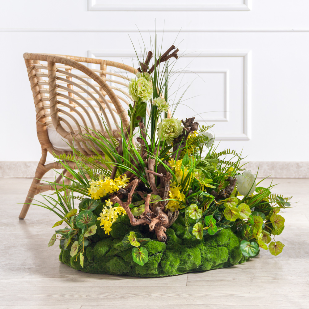 ДА04(F) Декоративная арка цветочный микс h230см_6