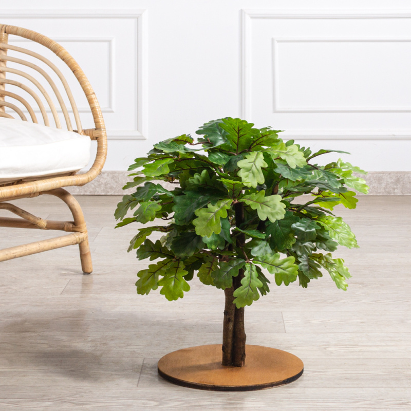 050/РПК/04М-1(з)(F) Дуб искусственный h50см (латекс) на основании