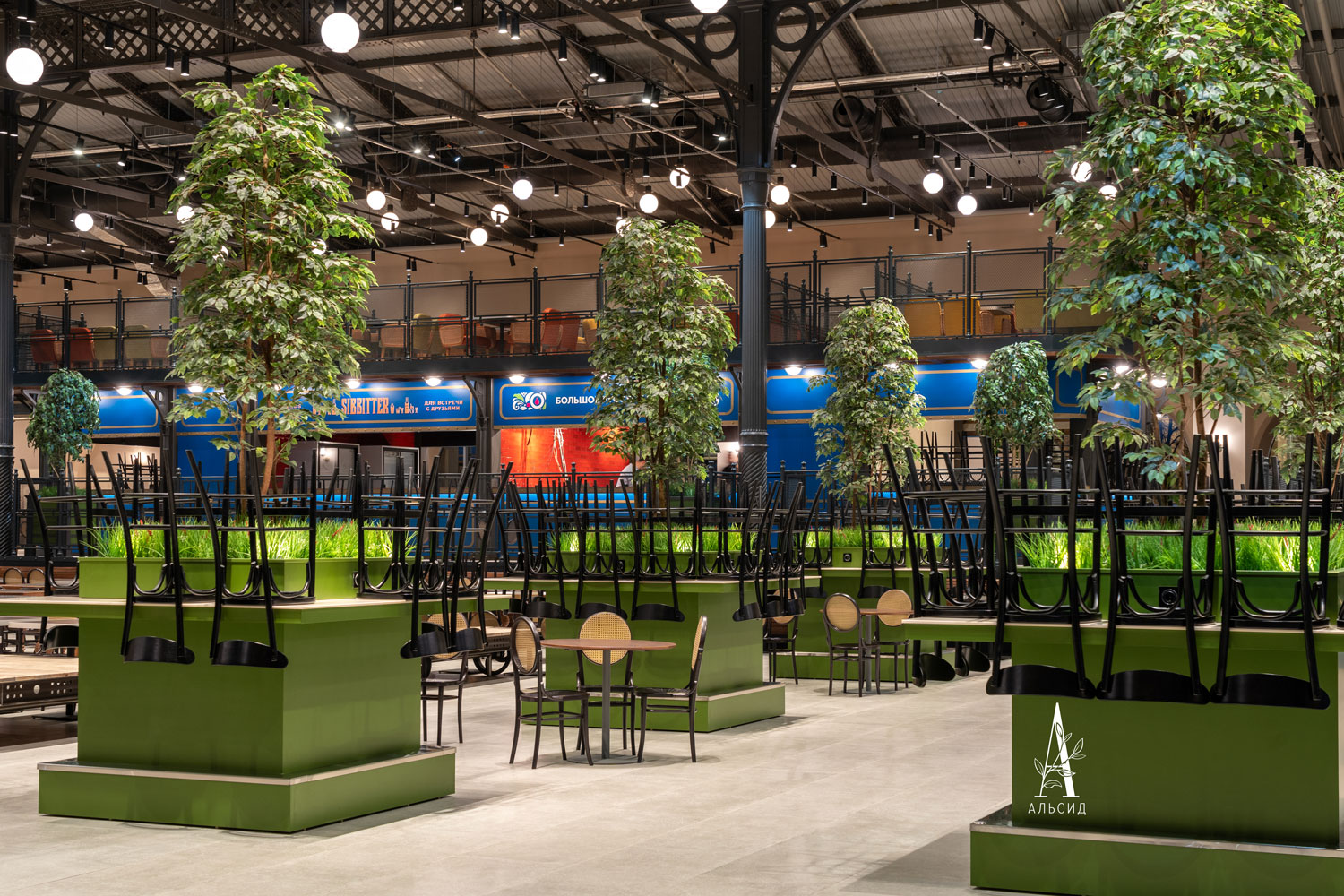 300/РН/34-1/1(з) Фикус искусственный 3 ствола h300см (латекс)_4