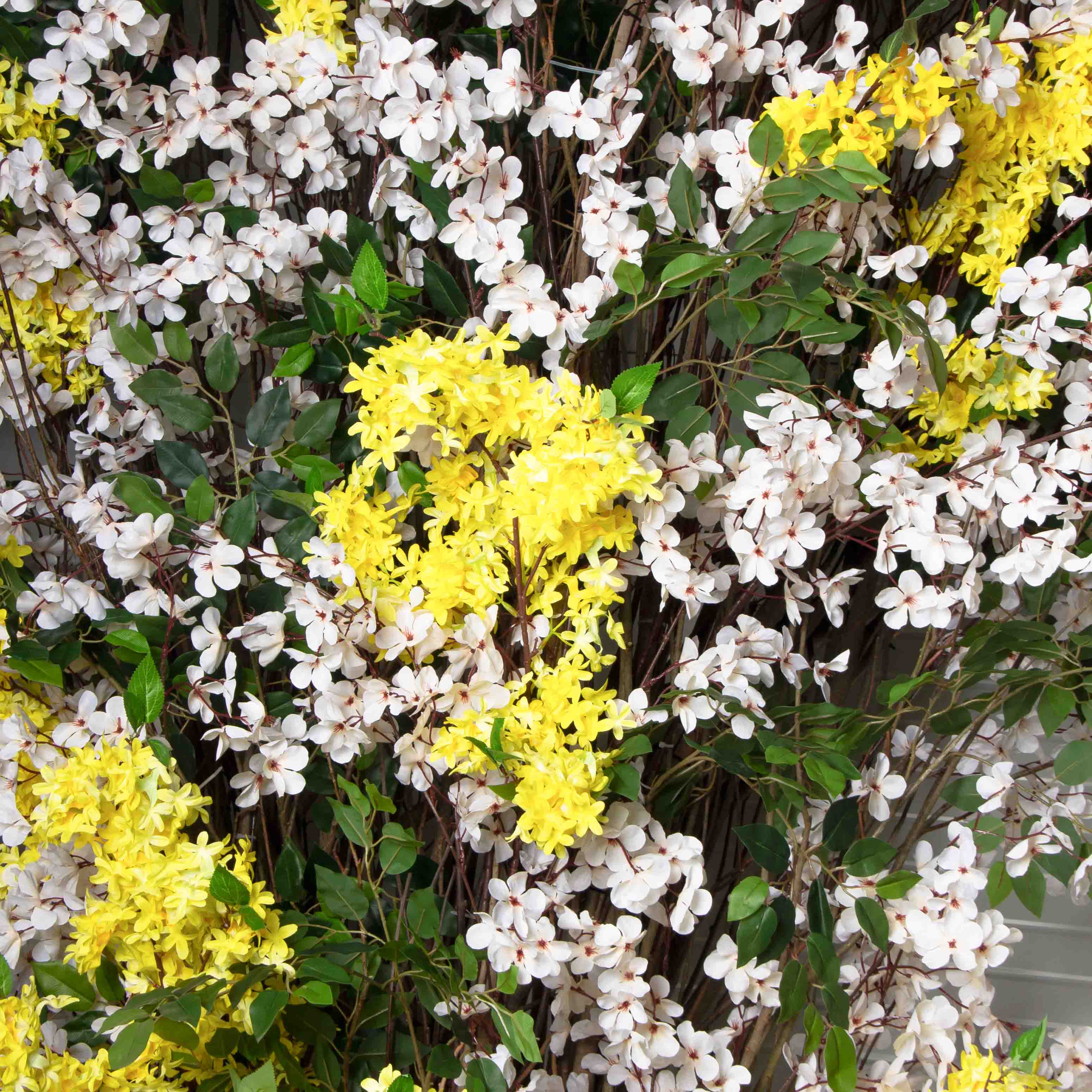 ДЛ159(F) Декор входной группы цветочный h 320 см на стволах, пристенный_6