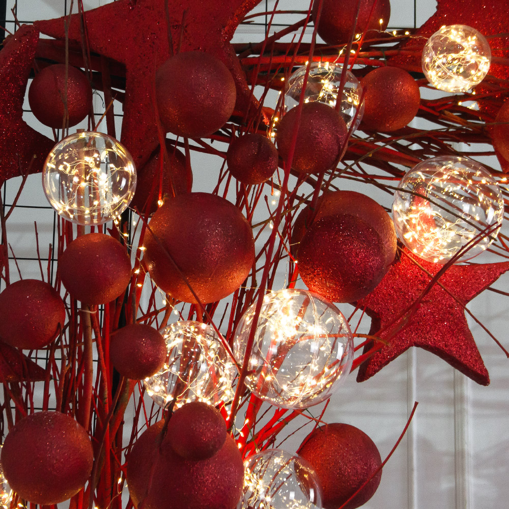 ДЛ186(Пр)(Fix)(F)Декор вход.группы h290см н/прутьях, прист.с красными звездами_6