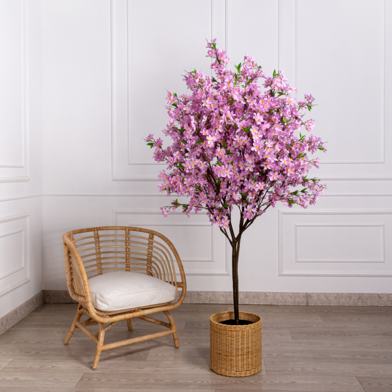 180/РН/517-2(Пр) Сакура искусственная h180см, сиреневая