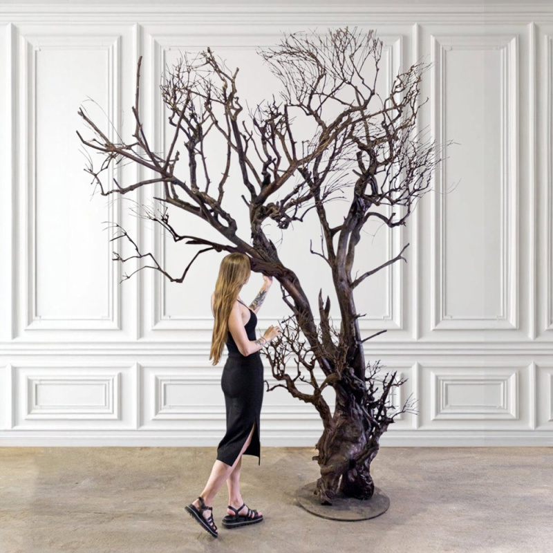 350Разб/РБР/ДЗ/АСС Дерево искусственное интерьерное разборное h350см_1