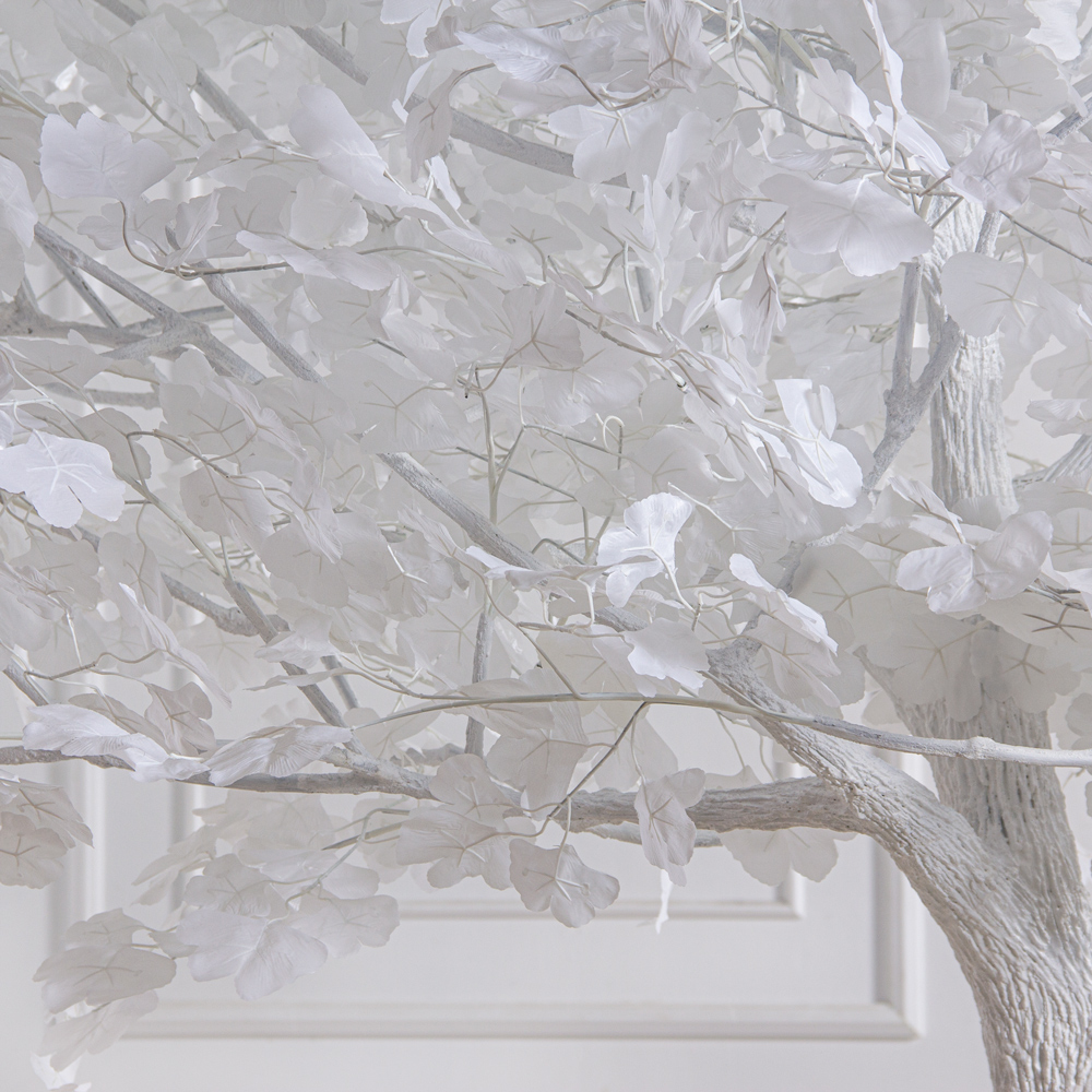 270МЕТст/разб/ОБ/176(F) Дерево искусственное разборное Гинкго  h270см, белое_4