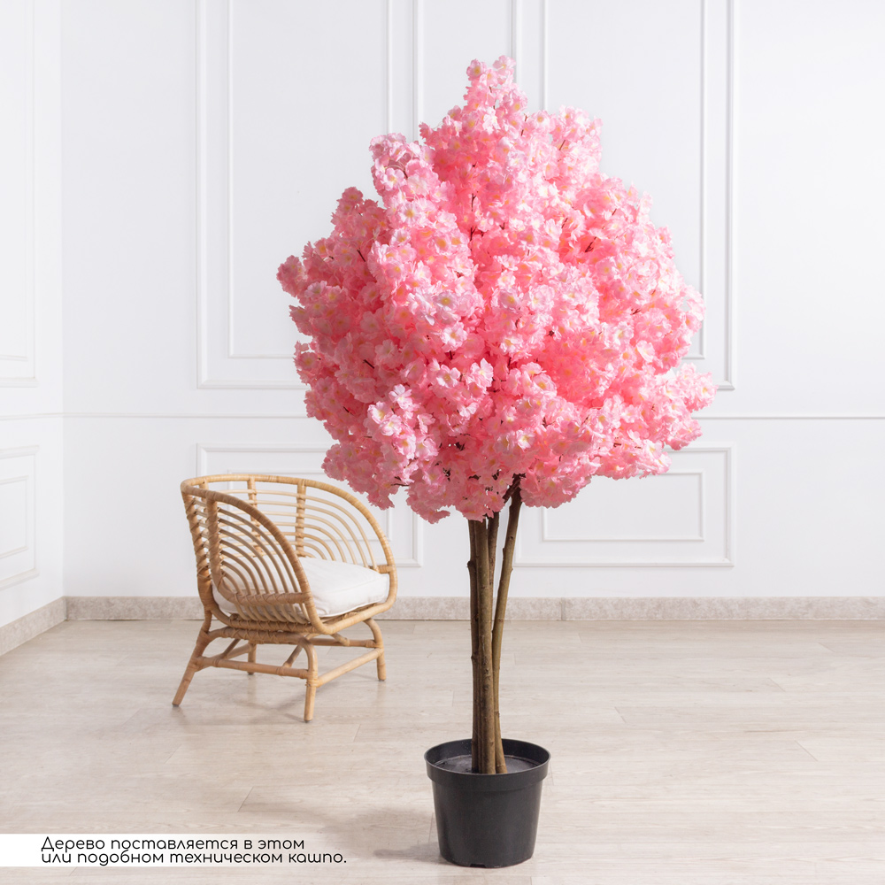 180/РПК/46М-2/1(з)(F) Сакура Элит искусственная h180см, розовая_1