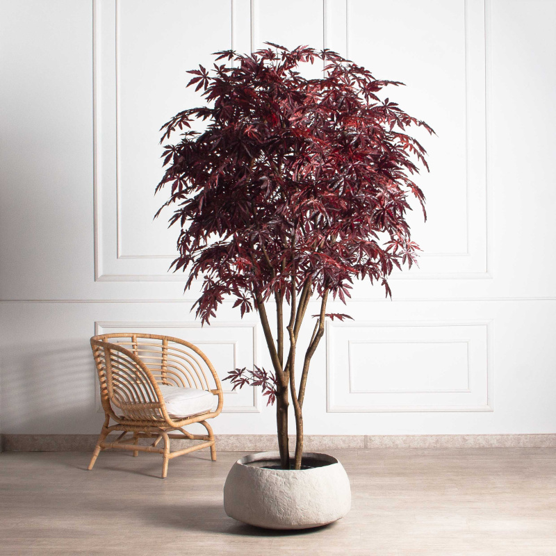 210/РН/400(з)(F)  Клен искусственный h210 d100см, бордовый_1