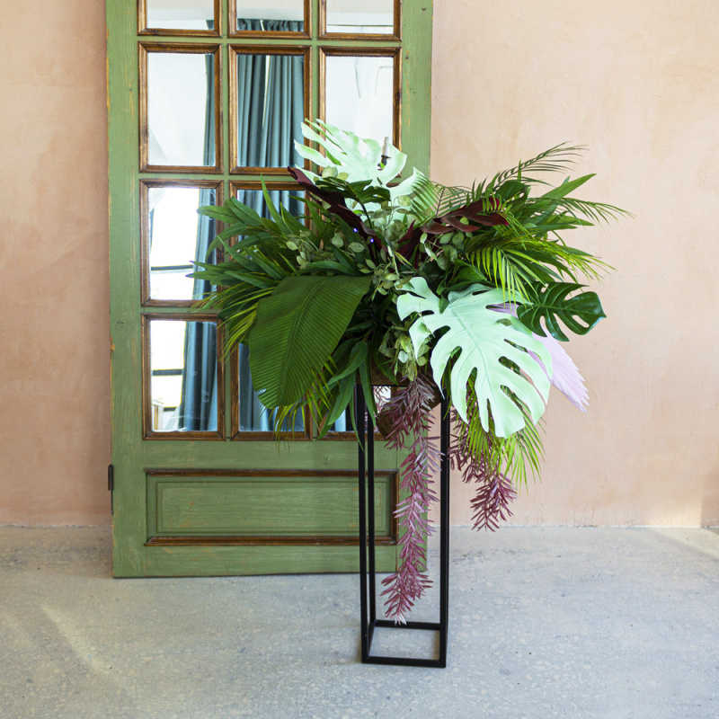 КМП3 Композиция Тропики h75-80см на металлической подставке h70см_7