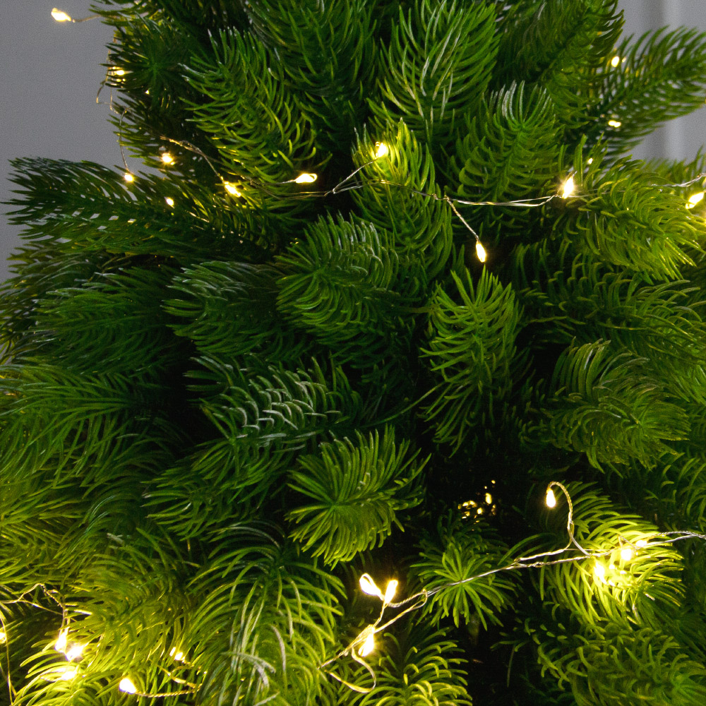 120/СВ03т/289-3(Пр)(Fix)(F) Ель искусств. h120см с красным декором и гирляндой Роса на основании_5