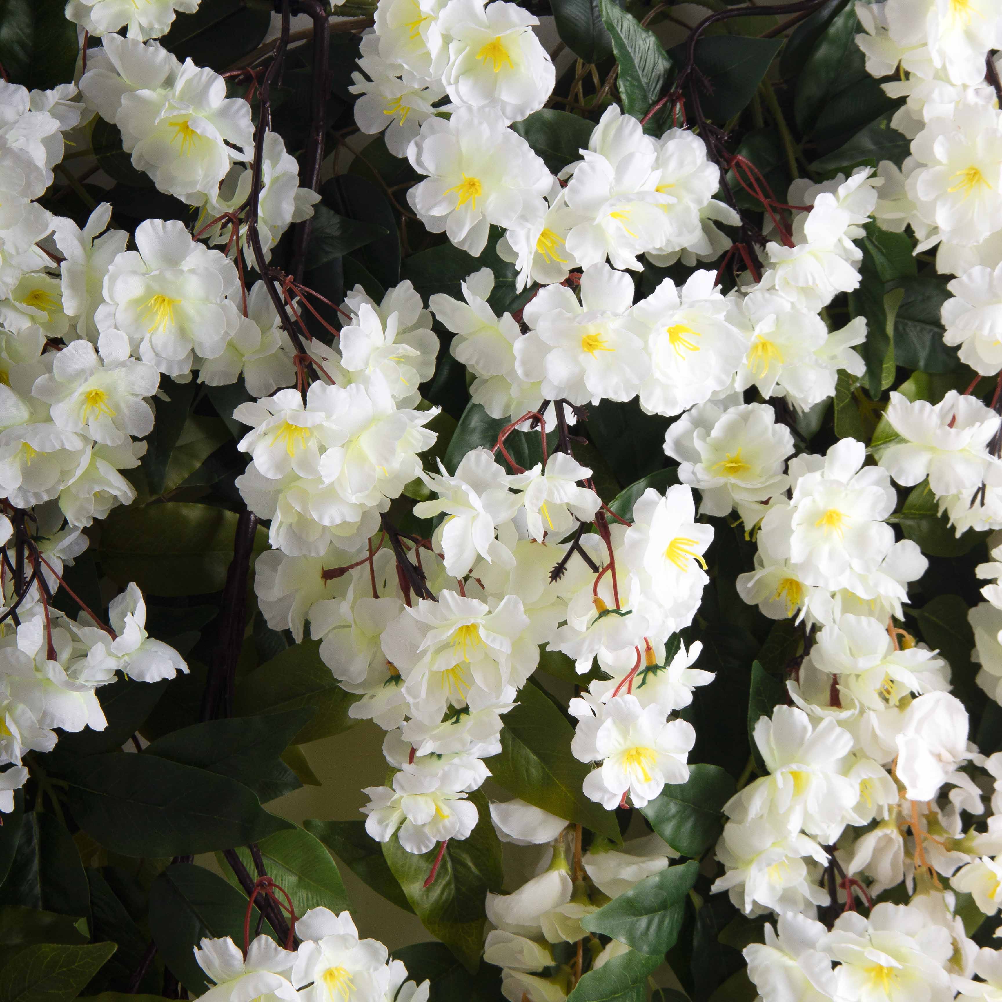 Л49-7(з)(F) Лиана искусственная Вистерия сакурой L440см, свес 100см_4