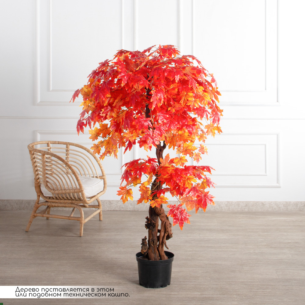 160/2К/ОС/528(з)(F) Клён искусственный осенний h160см_2