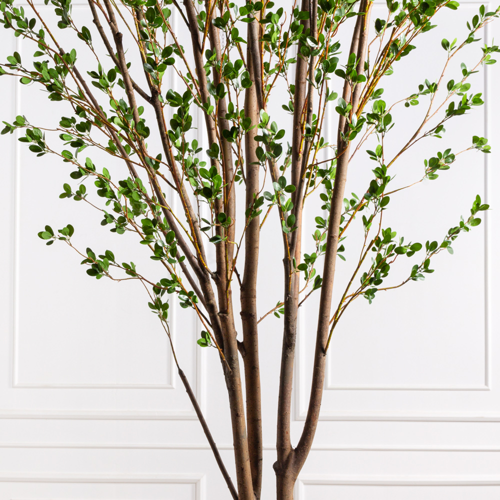 370/РН/200(з)(F) Дерево искусственное с распускающимися листочками h370см_3