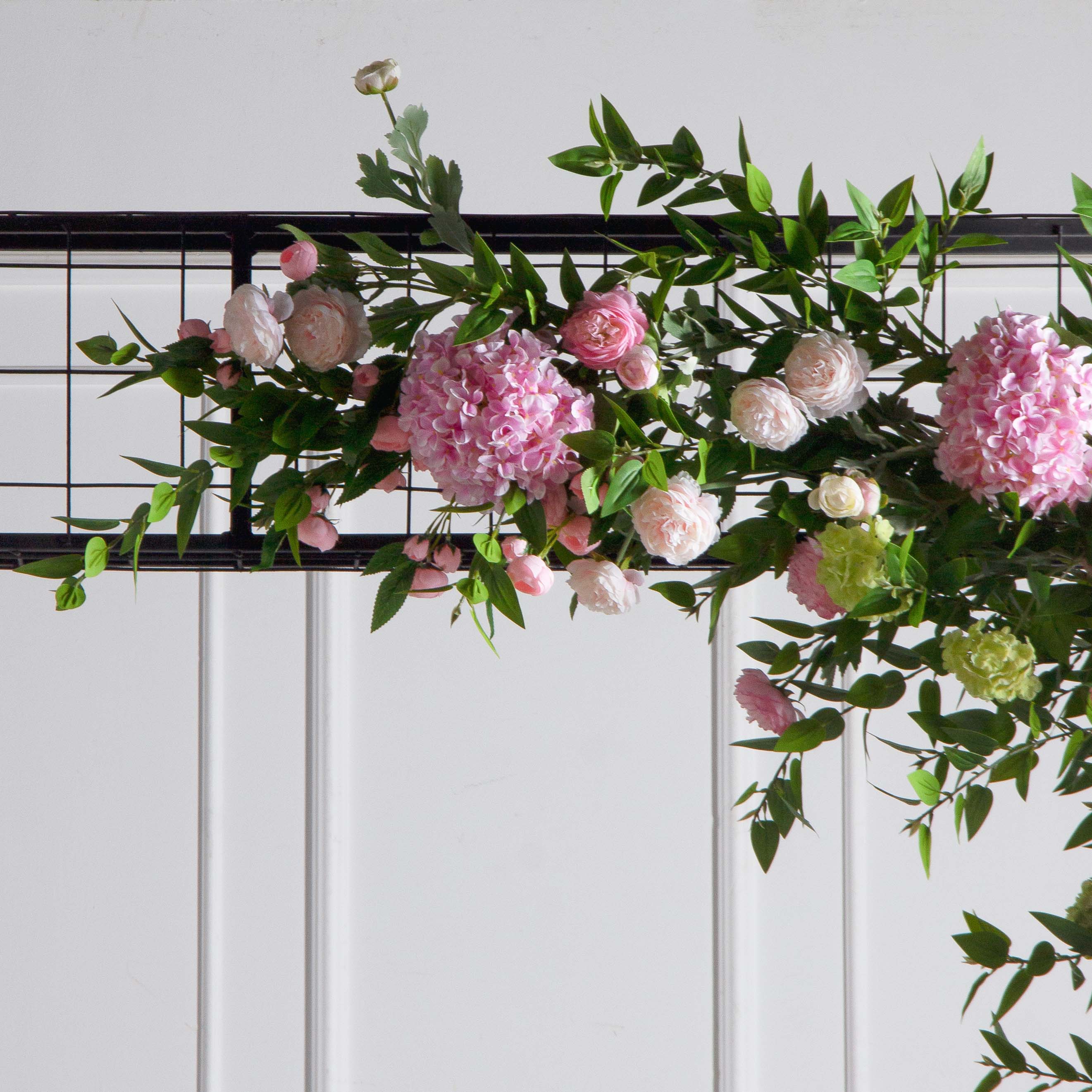 ДЛ166(F) Декор входной группы цветочный h260см (шир 40-60см)_4