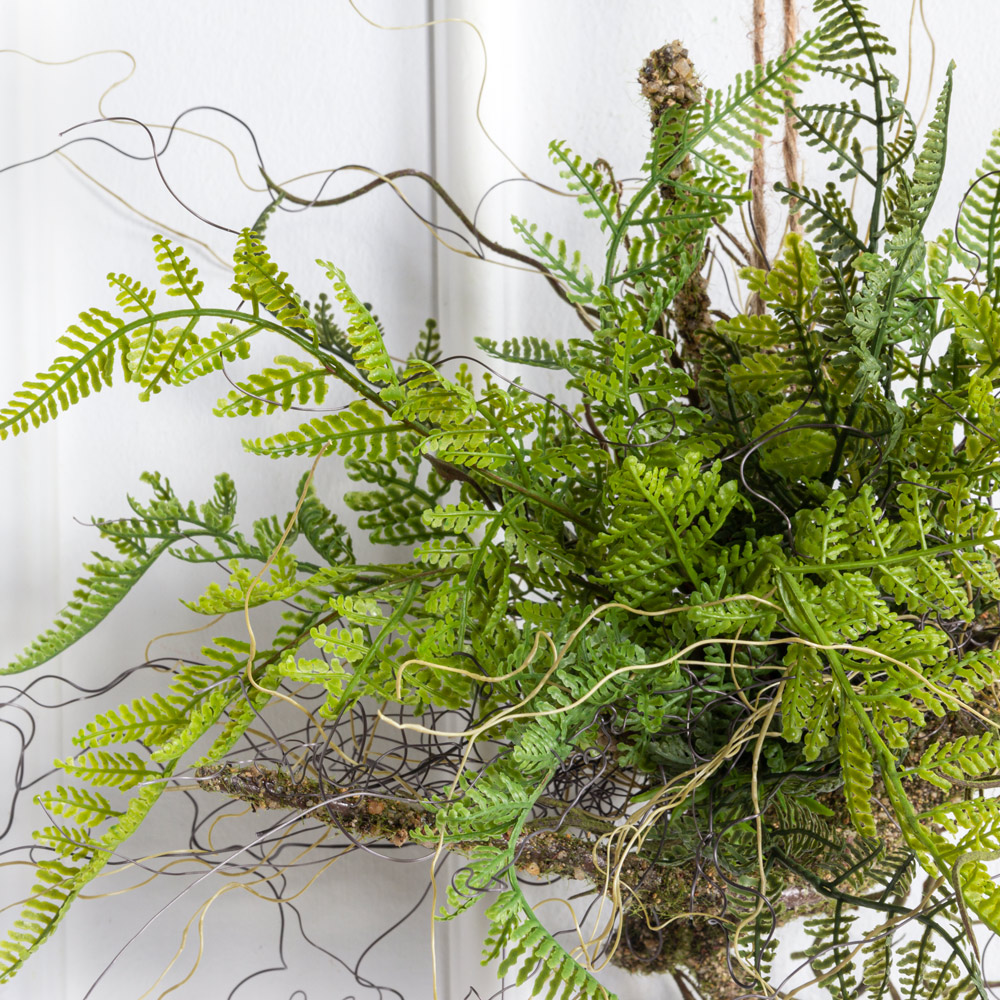 7143/0411-19(F) Корень замшелый с давалией h28см_1