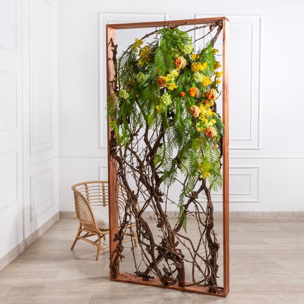 Ш235/60(F) Ширма декоративная двухсторонняя в раме 110хh235см_3