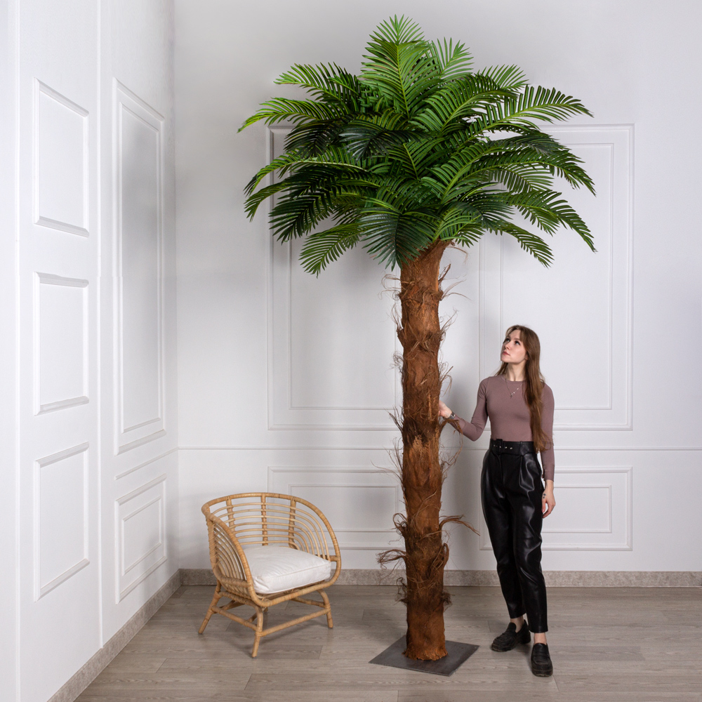 ПС300/49-6(з) Пальма Арека искусственная h300см, d180см,24,5кг (латекс) на мет. основании_2