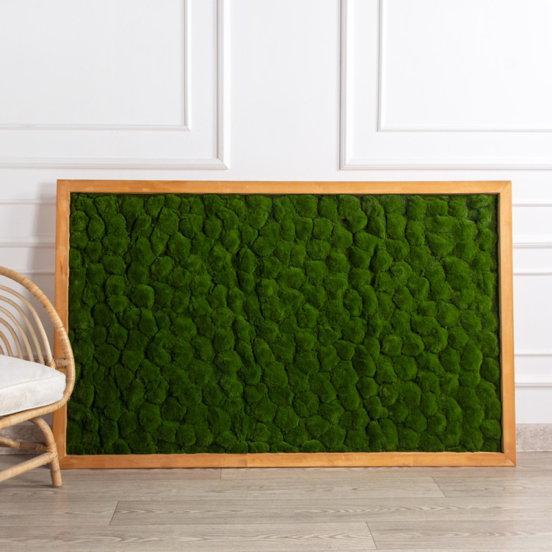 ФК95(з)(F) Фитокартина искусственная 152х92см в деревянной раме