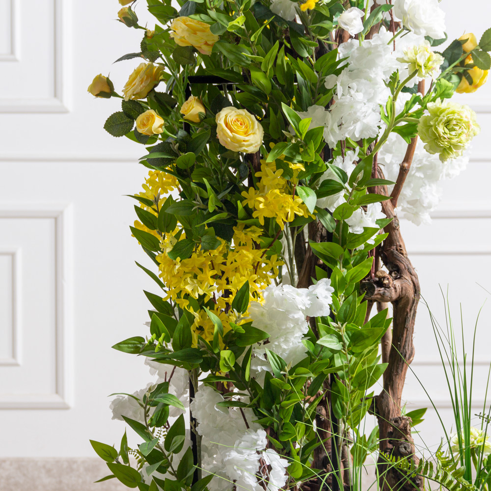 ДА04(F) Декоративная арка цветочный микс h230см_4