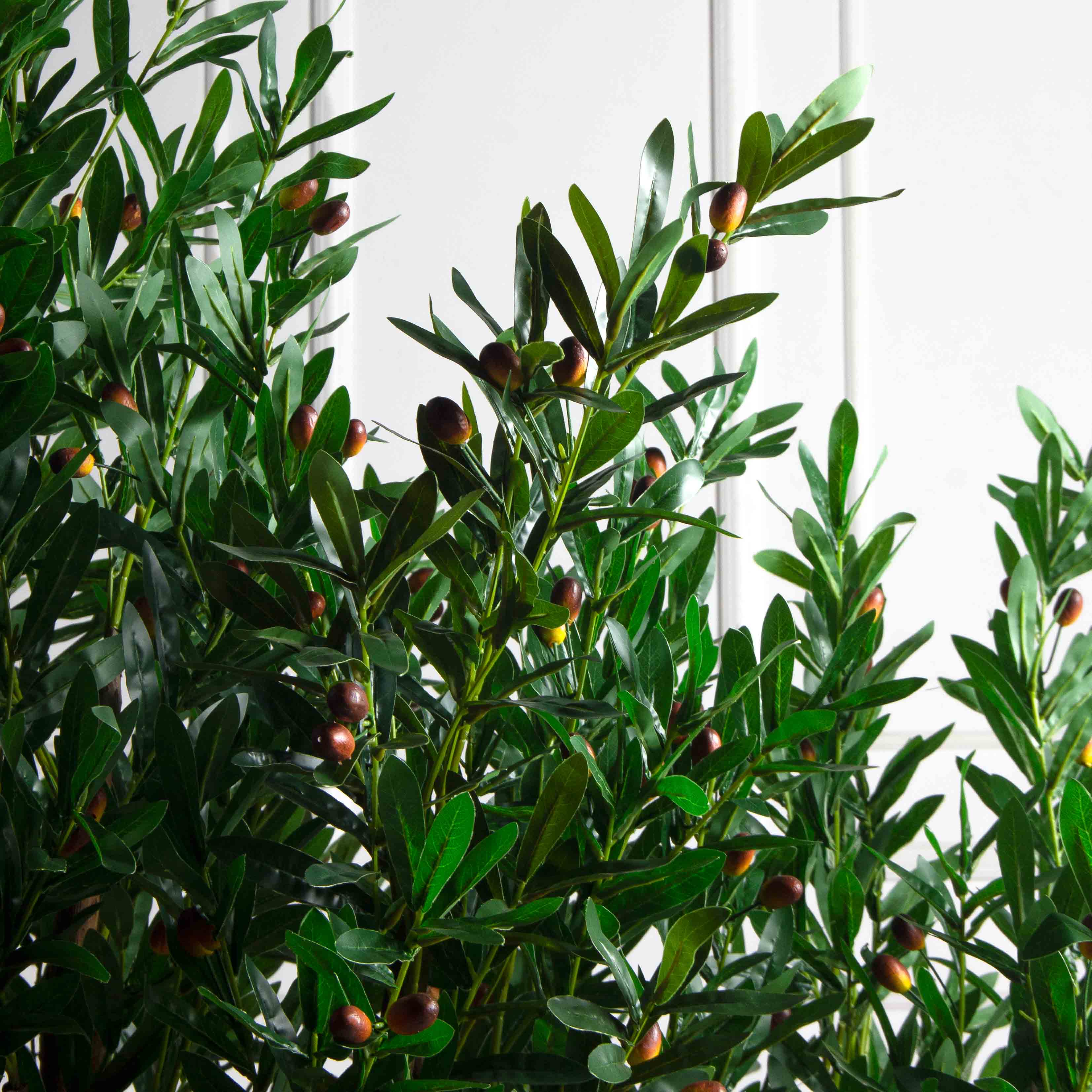 160/РН/4655(з)(F) Олива искусственная с плодами h160см на основании 94*40см_8