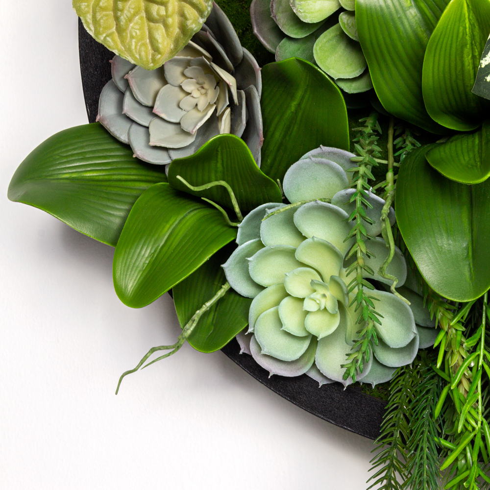 ФП04-4(з) Фитопанно искусственное с орхидеей, d45см_5