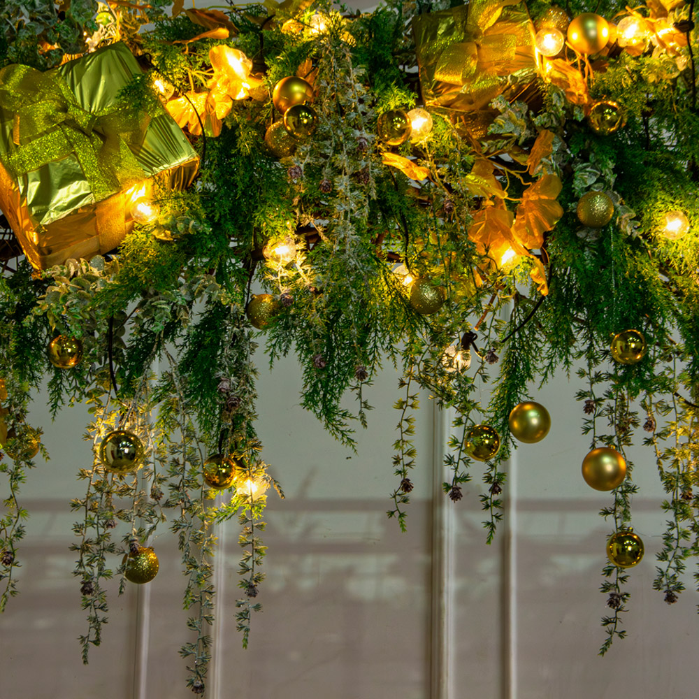 ДЛ189/СВ04(Пр)(Fix)(F)Декор вход.группы h210см н/прутьях, прист.с ретро-гирляндой,золото_8