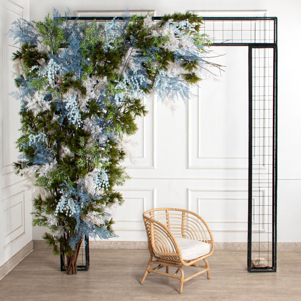 ДЛ187(Пр)(Fix)(F)Декор вход.группы h290см н/прутьях, прист.бело-синий_4