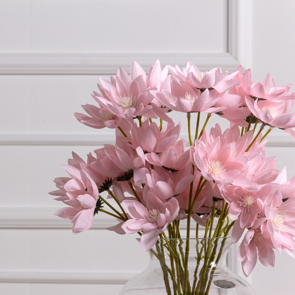 7141А/0443-10/5Р Морозник искусственный ветка. 10 голов, h55см, бледно-розовый_1