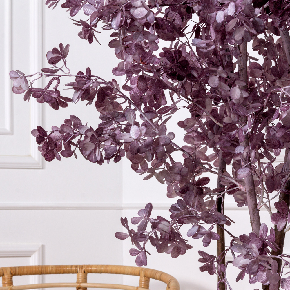 250/РН/364 Дерево искусственное интерьерное h250см, пепельно-пурпурное_2