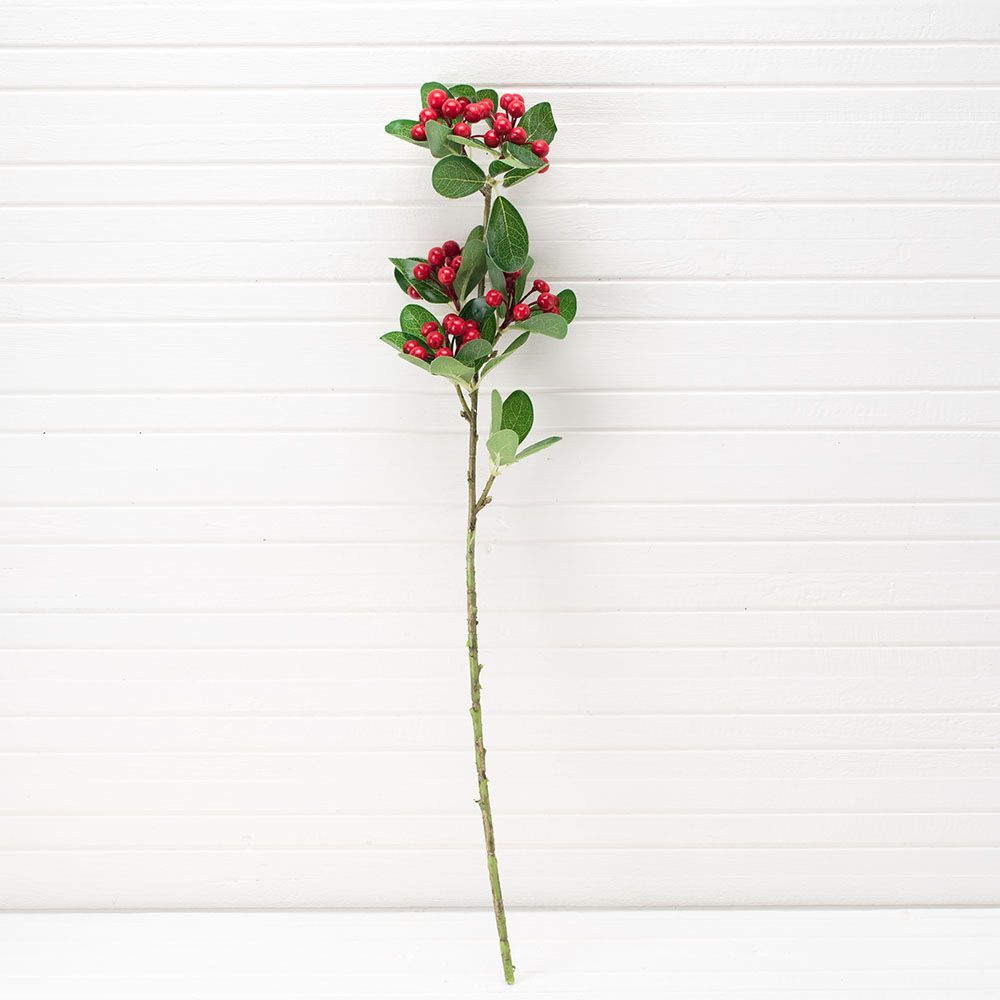 7143/0599-3 Ветка бузины с листочками (микс) 60см_2