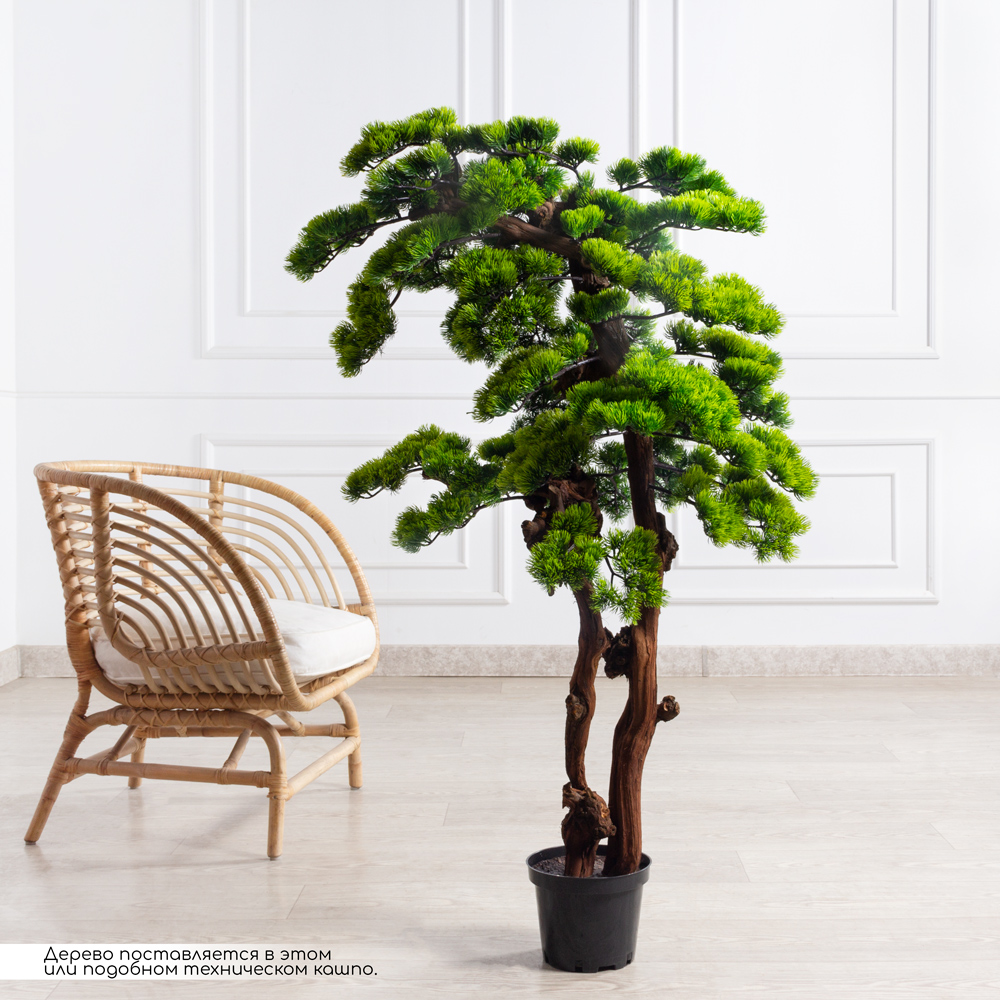 БС120/ОС/30(з)(F) Бонсай искусственный Сосна h120см d70см_1