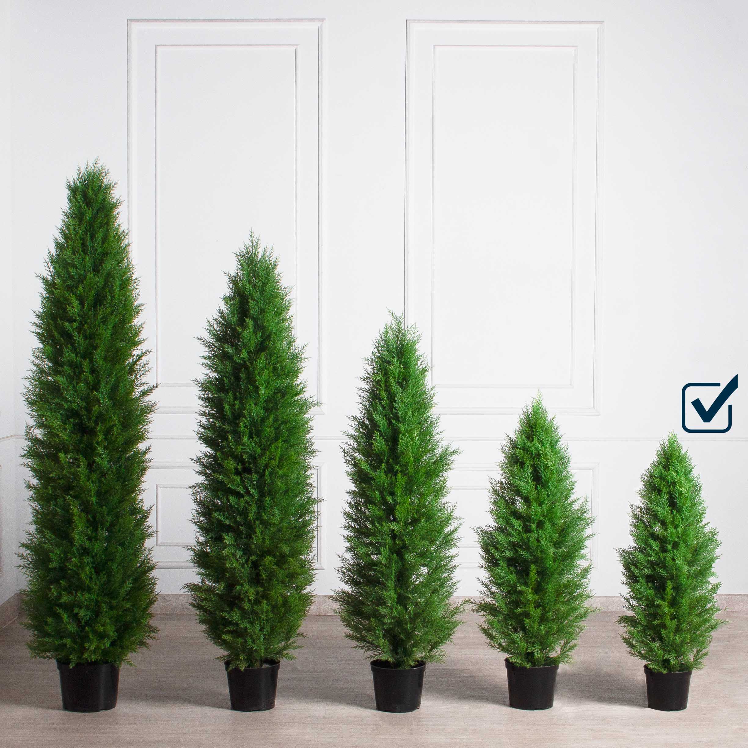 Т100/СЛ/4677(Пр)(Fix)(F) Туя искусственная Слим h100см_7