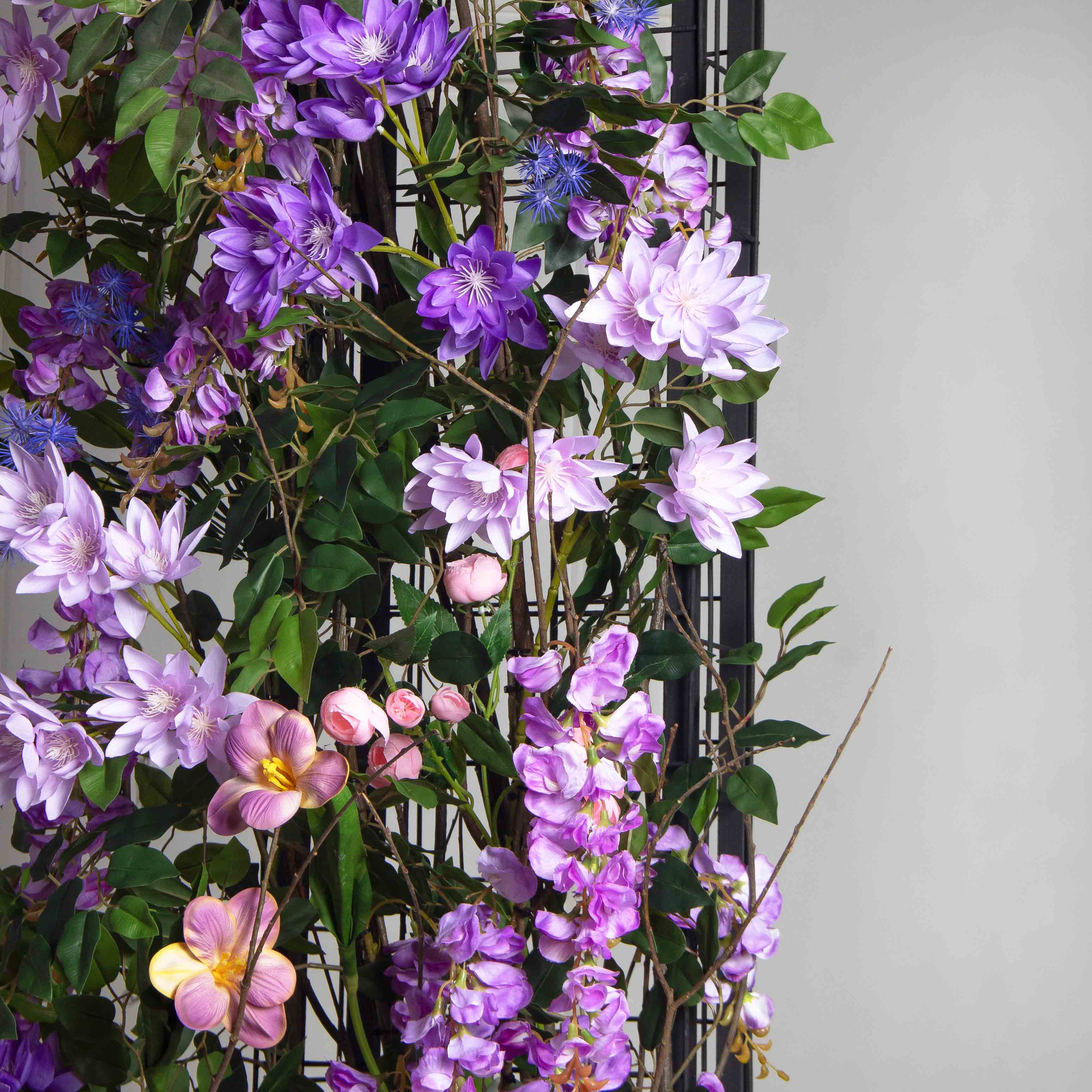 ДЛ154(Пр)(F) Декор входной группы цветочный L100см, пристенный_10