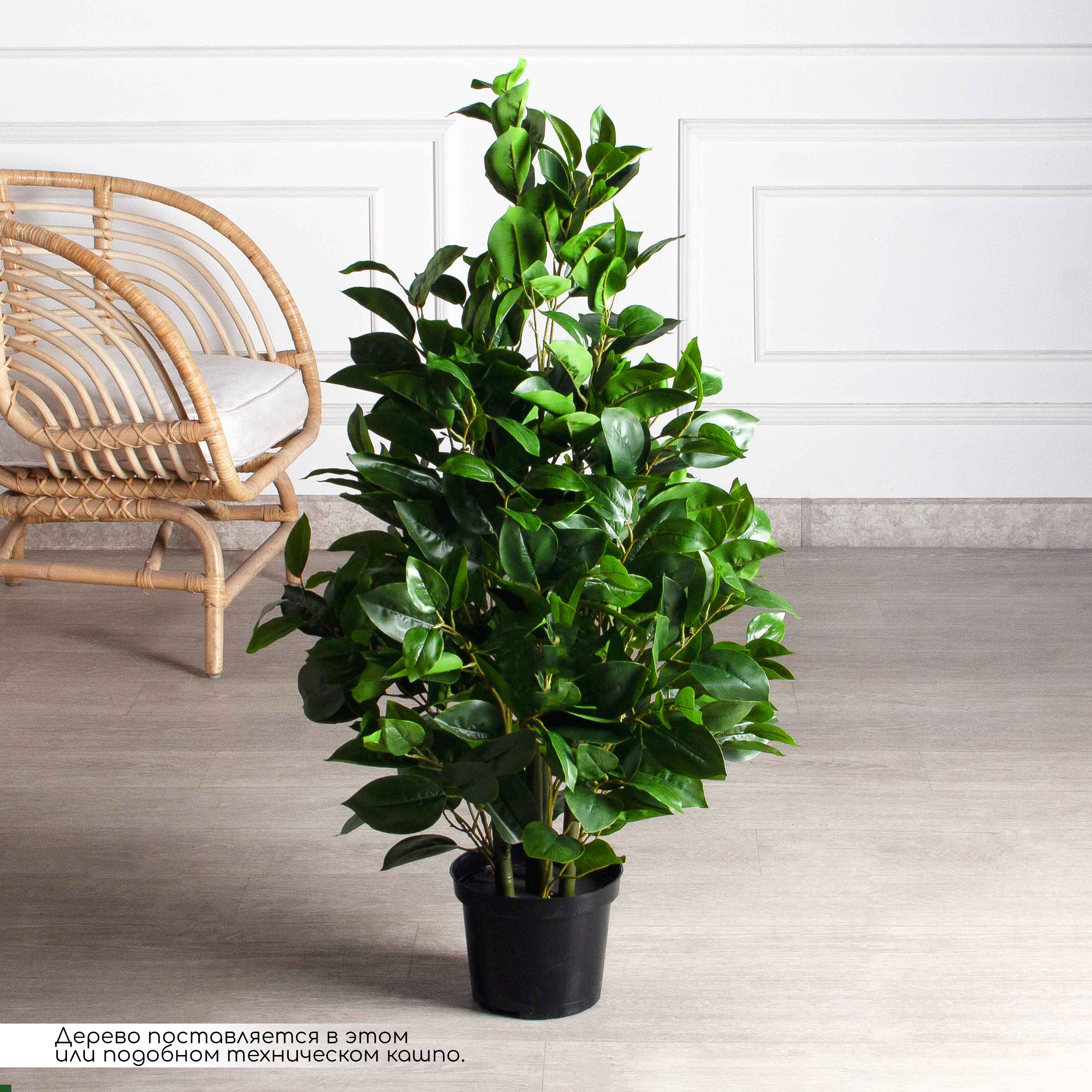 100/РН/504-1(з)(F) Фикус искусственный h100см, латекс_2